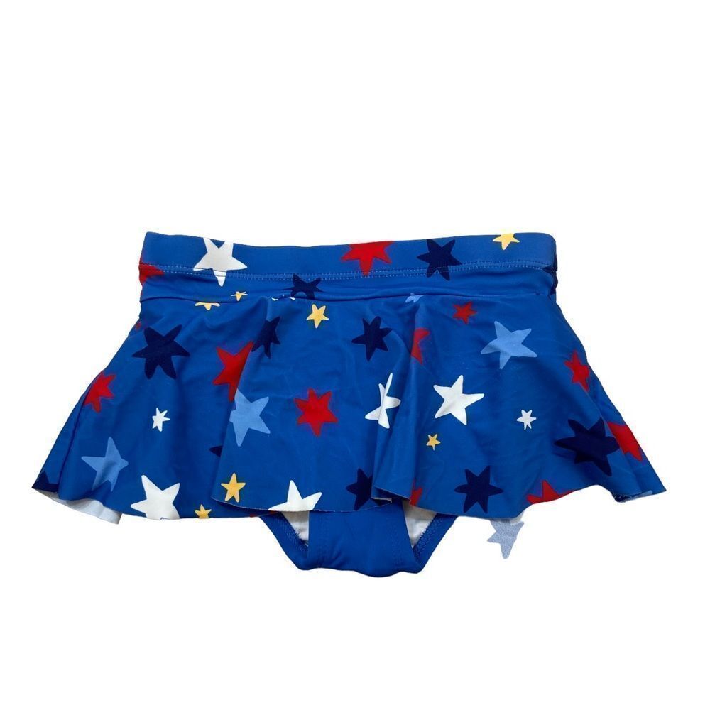 Hanna Andersson Girl Blue Star Print Swim Skort Size 100 or 5